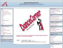 Tablet Screenshot of dancecorner.ch